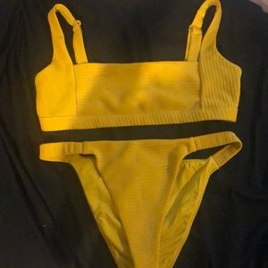 Yellow Tobi bikini bathing suit